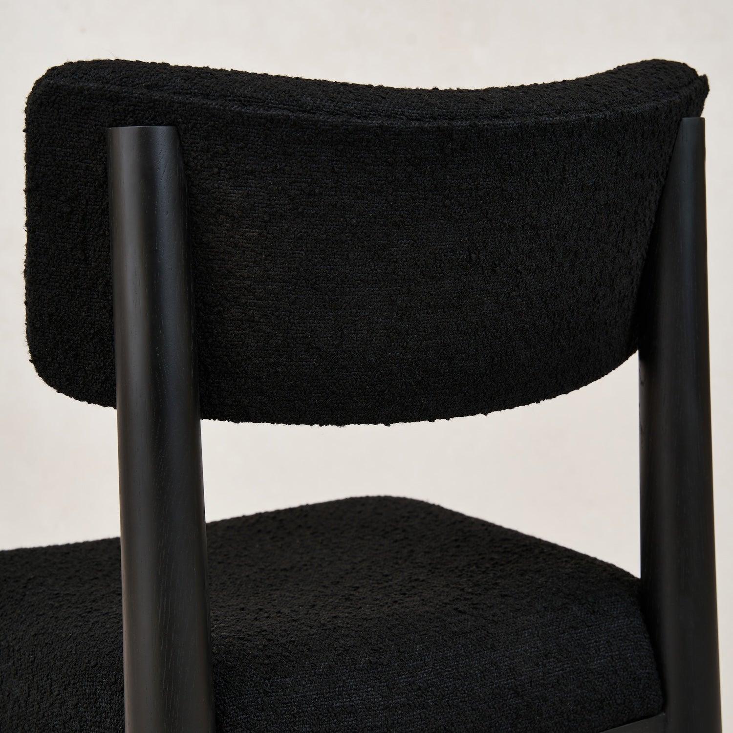 Chaise de salle à manger Charlie - Noir