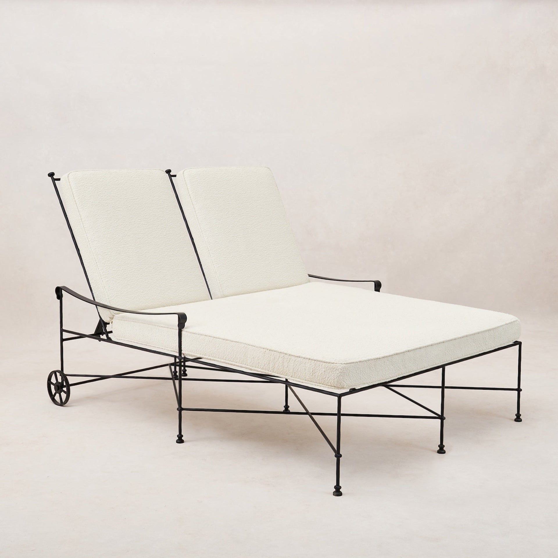 Chaise longue double d'extérieur Provence - Boucle